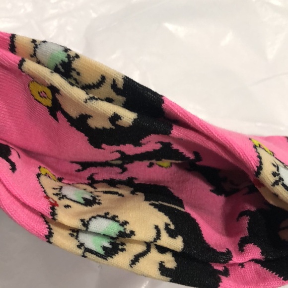 Betty Boop‎ pink betty boop image printed crew socks size 9-13 new - Picture 5 of 9